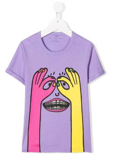 Stella McCartney Kids футболка с принтом Peekaboo 588696SOJ72