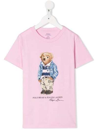 Ralph Lauren Kids футболка с принтом Preppy Bear 322785928