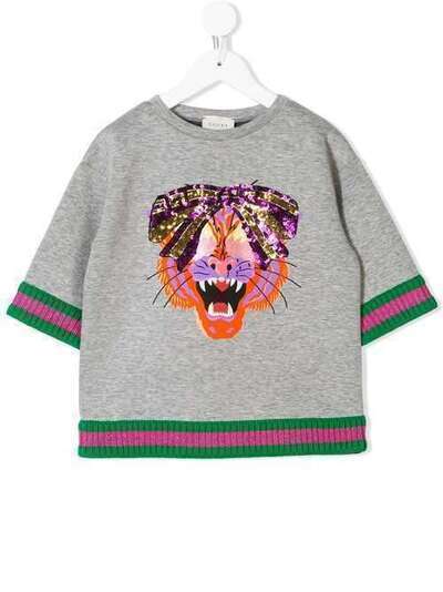 Gucci Kids футболка с тигром 518580X9X12