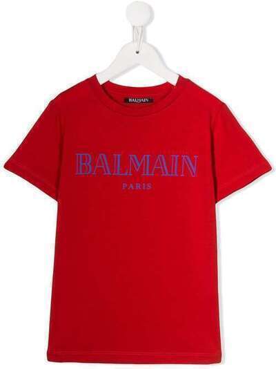 Balmain Kids футболка с логотипом 6L8591LX160615RO