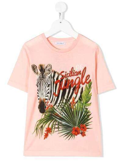 Dolce & Gabbana Kids футболка с принтом Sicilian Jungle L5JTCGG7WQV