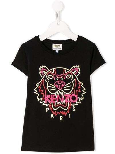 Kenzo Kids футболка с принтом Tiger KP1029802