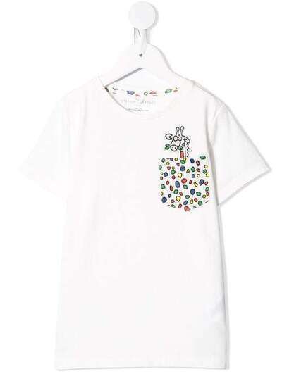 Stella McCartney Kids футболка с принтом Giraffe Dots 588684SOJC3