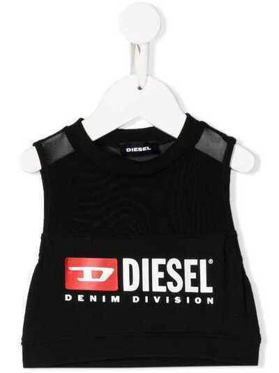 Diesel Kids топ без рукавов с логотипом 00J4SV00YI9
