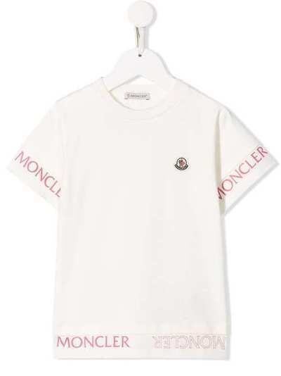 Moncler Kids футболка с логотипом 8C705108790A