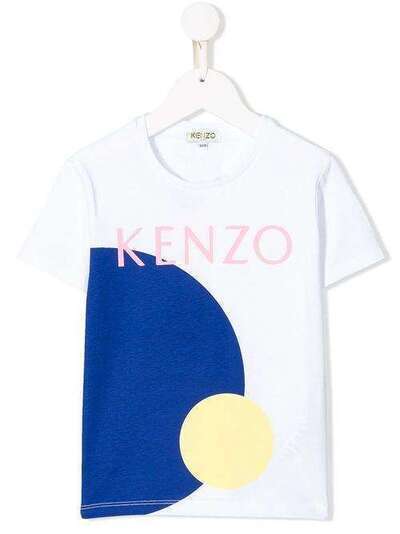 Kenzo Kids футболка с принтом KQ10068