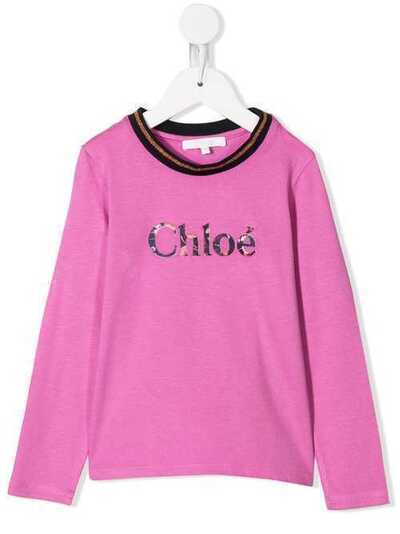 Chloé Kids футболка с длинными рукавами C15A60493