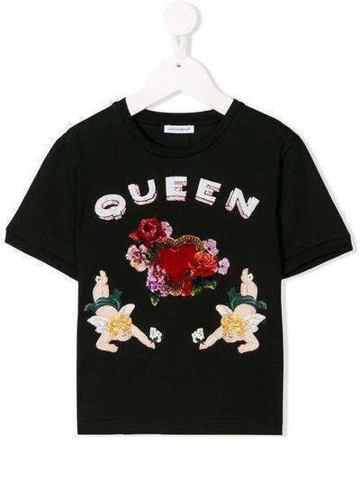Dolce & Gabbana Kids Queen cherub T-shirt L5JTBEG7QKI