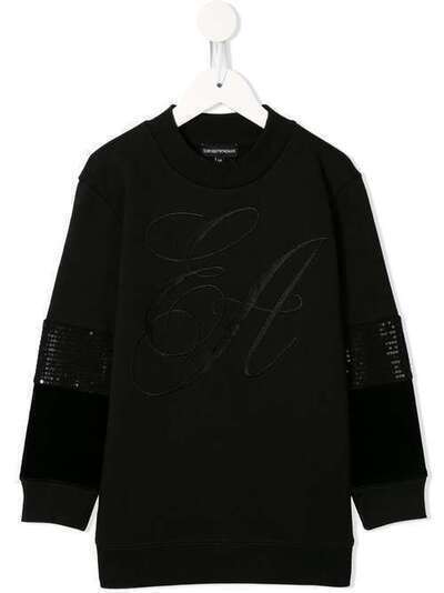 Emporio Armani Kids толстовка с вышивкой 6G3M6D2JQWZ