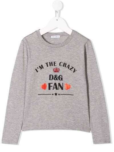 Dolce & Gabbana Kids футболка с принтом L5JTAYG7TBZ