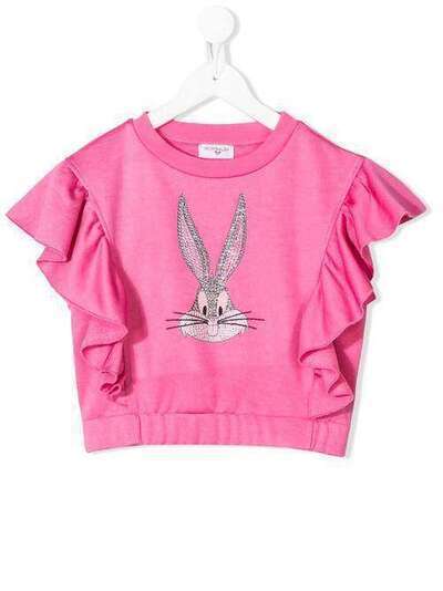 Monnalisa футболка Bugs Bunny с оборками 195613SJ5003