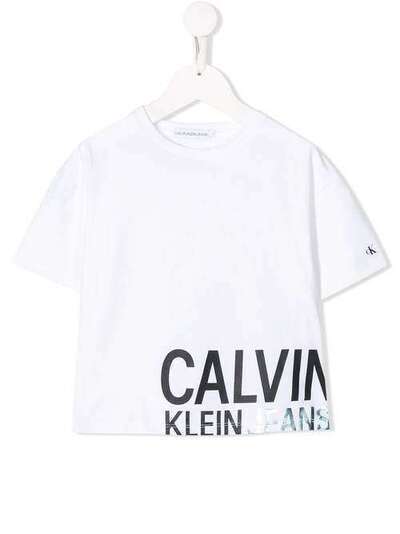Calvin Klein Kids футболка с логотипом IG0IG00381