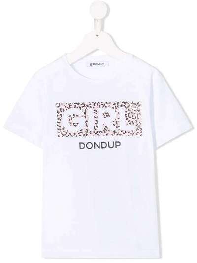 Dondup Kids футболка с принтом Girl YS167JY0003G