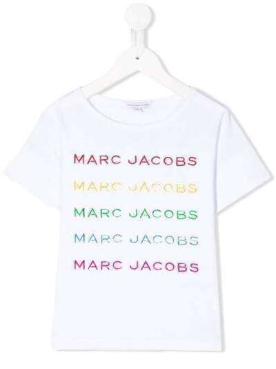 Little Marc Jacobs футболка с неоновыми логотипами W1549010B