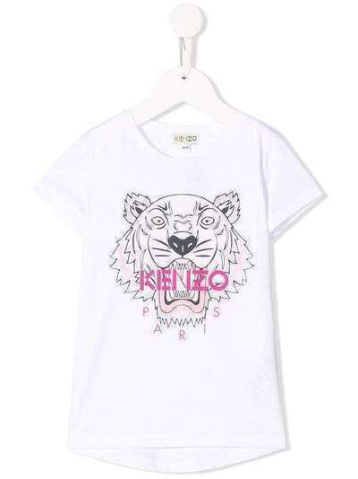 Kenzo Kids футболка с принтом KP1024801P