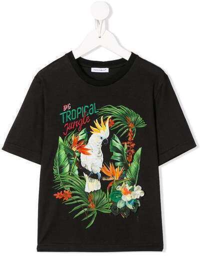 Dolce & Gabbana Kids футболка с принтом L5JTAZG7WQZ