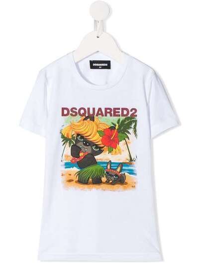 Dsquared2 Kids футболка с логотипом DQ03ZJD00MM