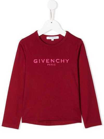 Givenchy Kids футболка с логотипом H1512895V