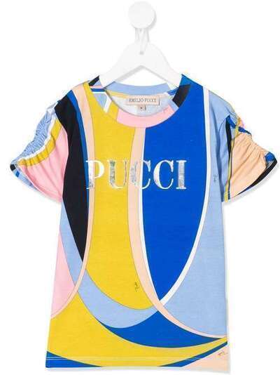 Emilio Pucci Junior футболка с логотипом 9L8031LB950