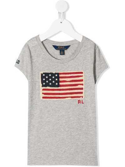 Ralph Lauren Kids футболка с принтом 313670446006