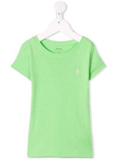 Ralph Lauren Kids футболка с вышитым логотипом 312698703028