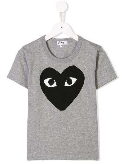 Comme Des Garçons Play Kids футболка с принтом P1T583000