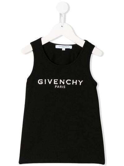 Givenchy Kids топ без рукавов с логотипом H1514709B