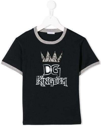 Dolce & Gabbana Kids футболка DG Kingdom L4JT8AG7SVQ