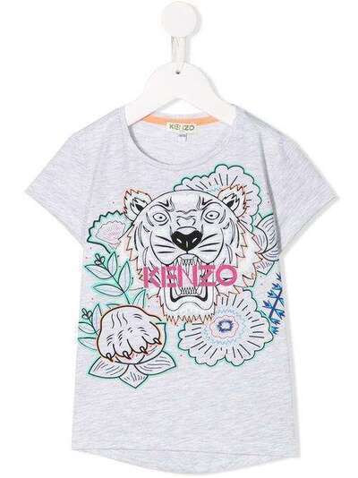 Kenzo Kids футболка с принтом Tiger KQ10208