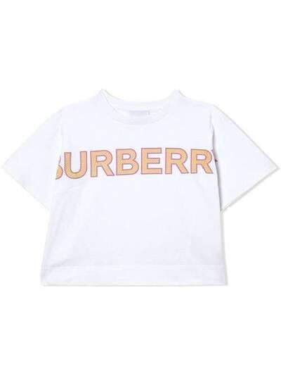 Burberry Kids футболка с логотипом 8026875