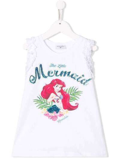 Monnalisa футболка с принтом 'Little Mermaid' 193627P73018
