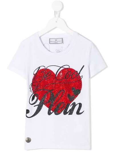 Philipp Plein Junior футболка Love с круглым вырезом A19CGTK0468PJY002N
