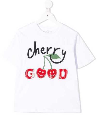 Stella McCartney Kids футболка 'Cherry Good' 539291SMJTA
