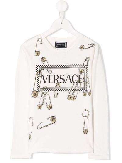 Young Versace футболка с логотипом YC000150YA00079