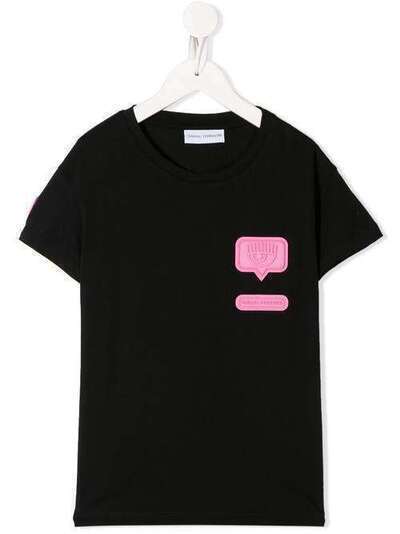Chiara Ferragni Kids футболка с логотипом CFKT017