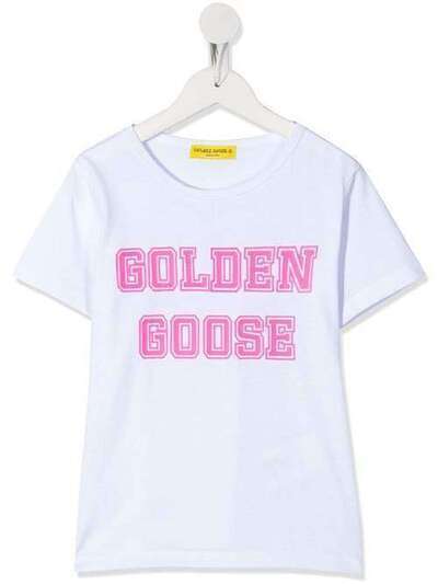 Golden Goose Kids футболка с логотипом G36KP028G3