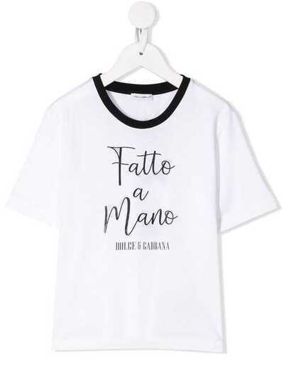 Dolce & Gabbana Kids футболка с логотипом L5JTAZG7TZZ