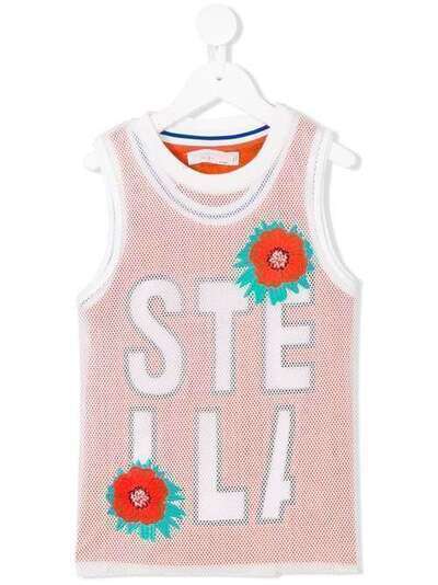 Stella McCartney Kids комплект топов без рукавов с логотипом 490060SKJA16165