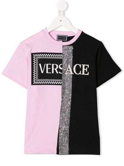 Young Versace футболка с принтом логотипа YVFTS279YJE131