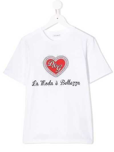 Dolce & Gabbana Kids футболка с принтом L5JTCGG7RYN