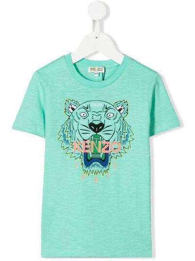 Kenzo Kids футболка с принтом Tiger KQ10658
