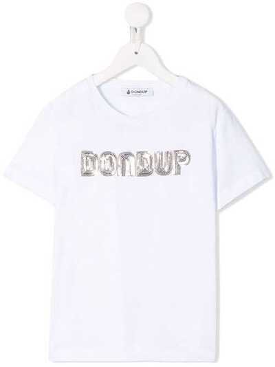 Dondup Kids футболка с логотипом и пайетками YS167JY0003GZ96
