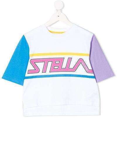 Stella McCartney Kids футболка с логотипом 588703SOJ85