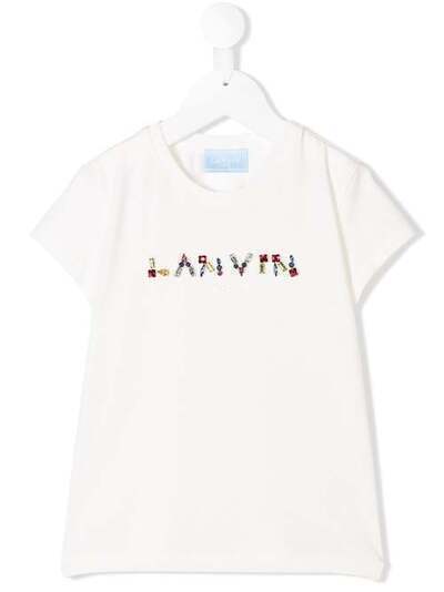 LANVIN Enfant футболка с логотипом 4J8561JX400