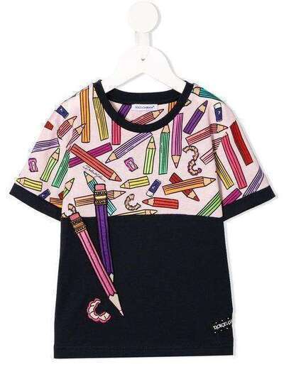 Dolce & Gabbana Kids футболка с принтом L5JTDBG7TIR