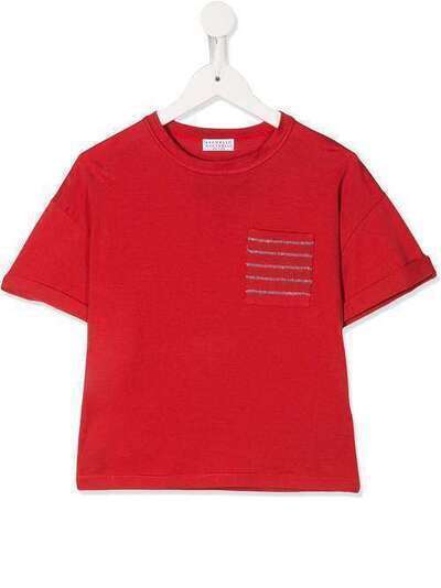 Brunello Cucinelli Kids футболка с круглым вырезом B0045T020