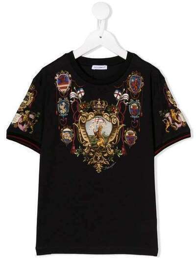Dolce & Gabbana Kids футболка с принтом L4JT7LG7TNZ