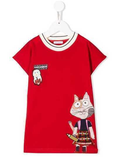Dolce & Gabbana Kids футболка с принтом DG Animal L5JTDYG7TIL