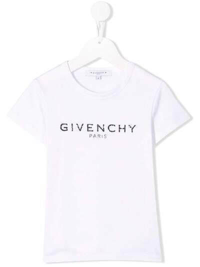 Givenchy Kids футболка с логотипом H15F8710B