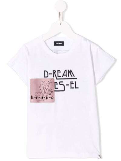 Diesel Kids футболка с нашивками 00J4AZKYAPE